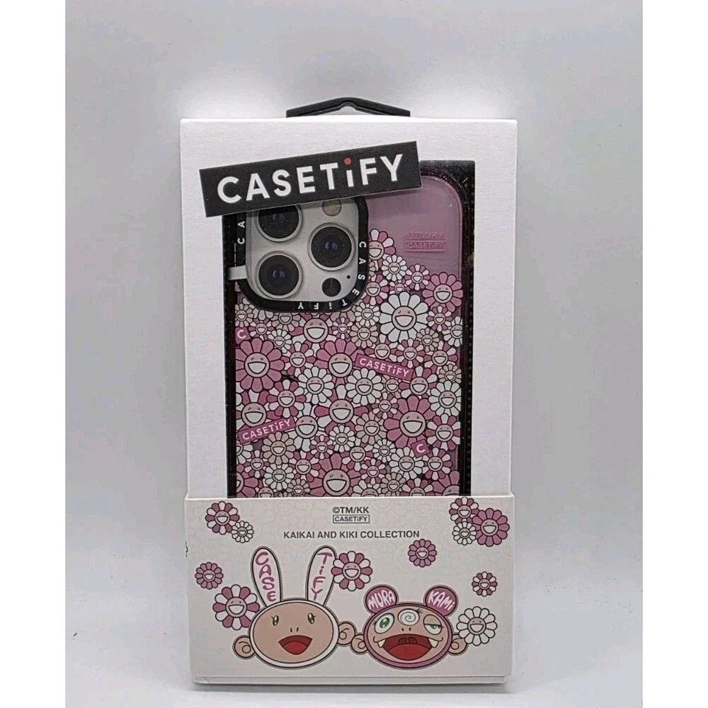 Casetify KAIKAI AND KIKI HANAMI CASE iPhone 16 Pro Max Case - New NIB Pink